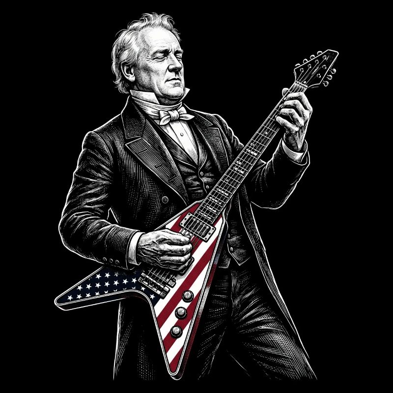 James Buchanan Playing Guitar