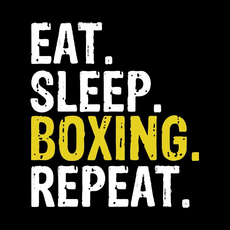 Eat Sleep Boxing Repeat Graphic Tee
