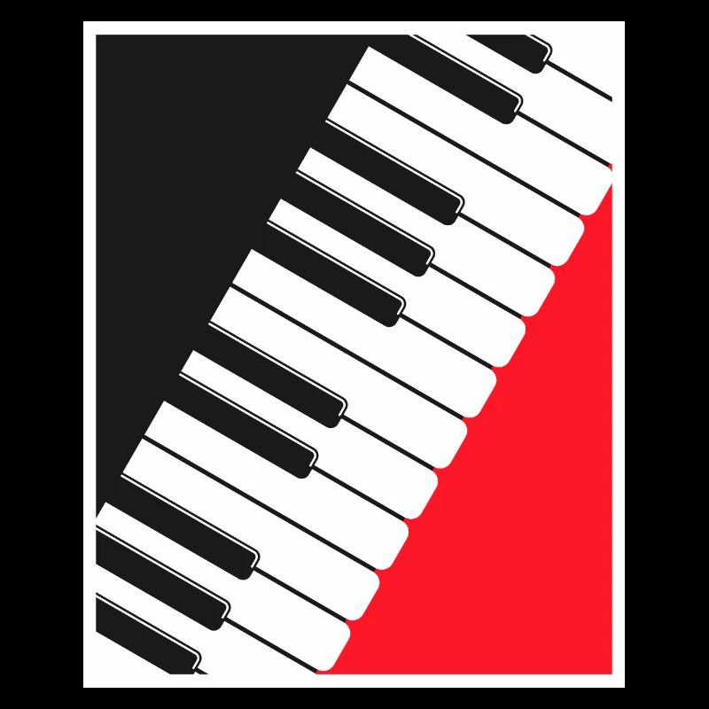 Klavier-Keyboard-Posterkunst