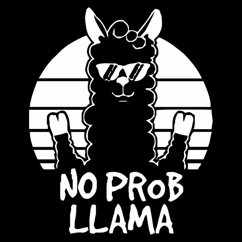 No Prob Llama Retro Soleil