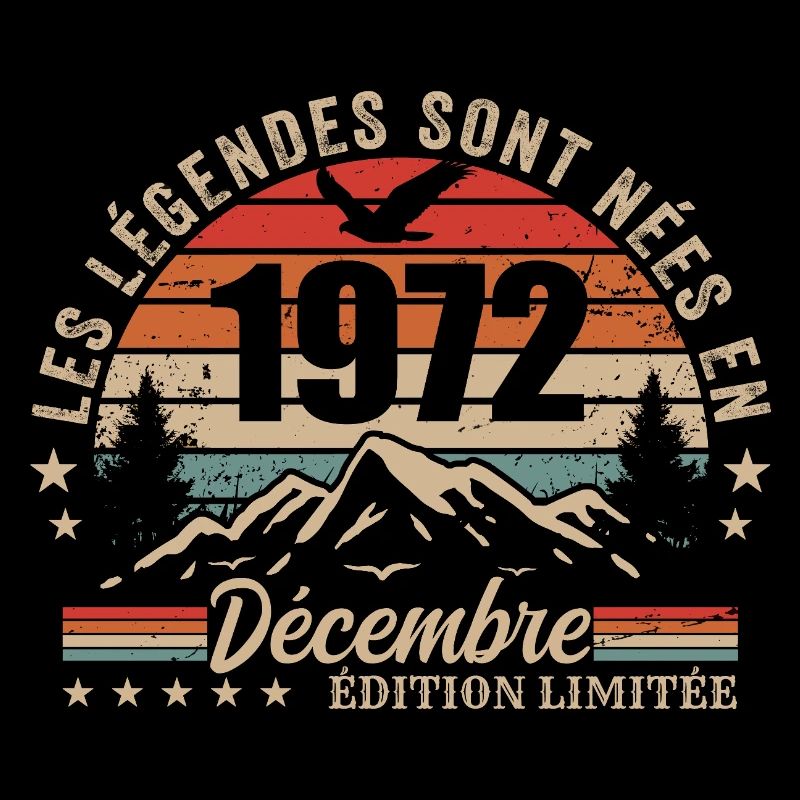 Rétro Décembre 1972 - Cadeau 53 Ans