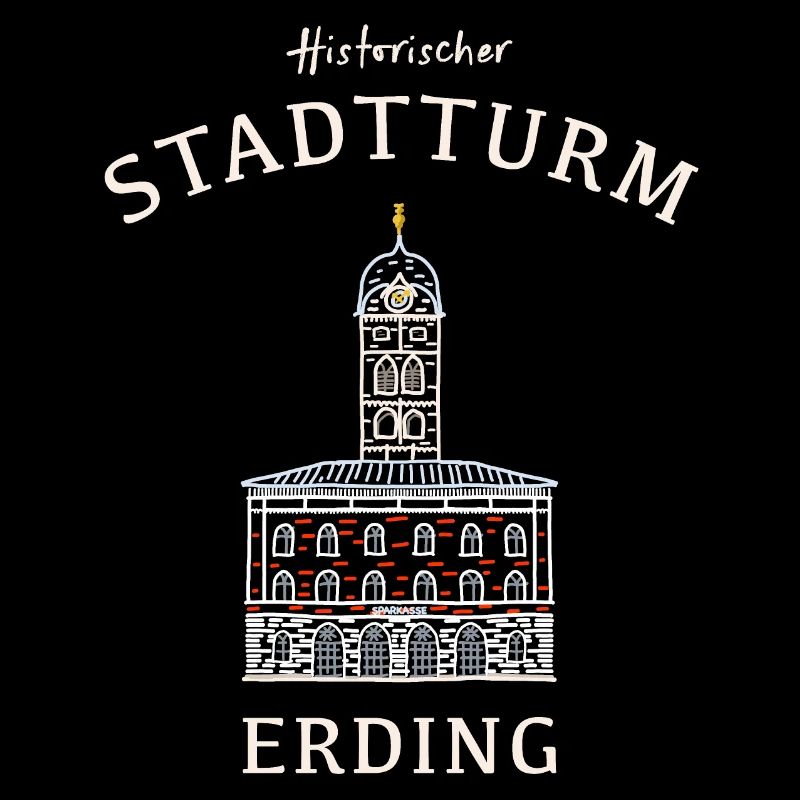 Erding kultiger Stadtturm, Bavaria, Germany