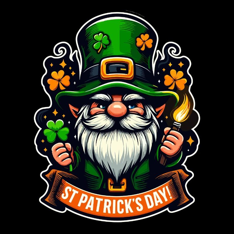 Lucky Gnome - Leprechaun de la Saint-Patrick