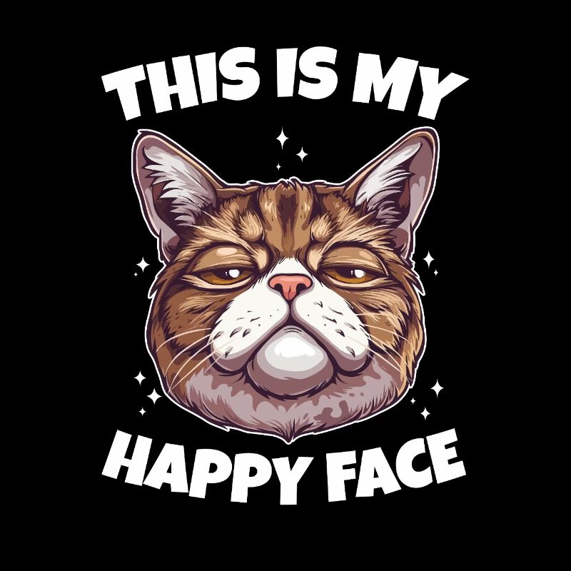 C’est mon chat au visage heureux