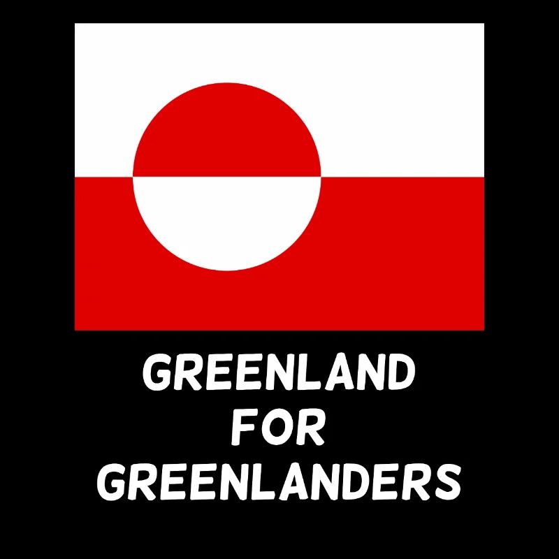 Greenland Flag Circle Emblem