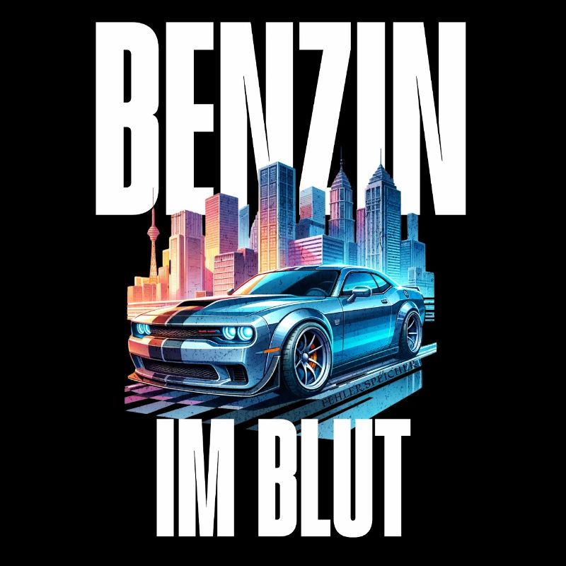 Benzin im Blut Neon