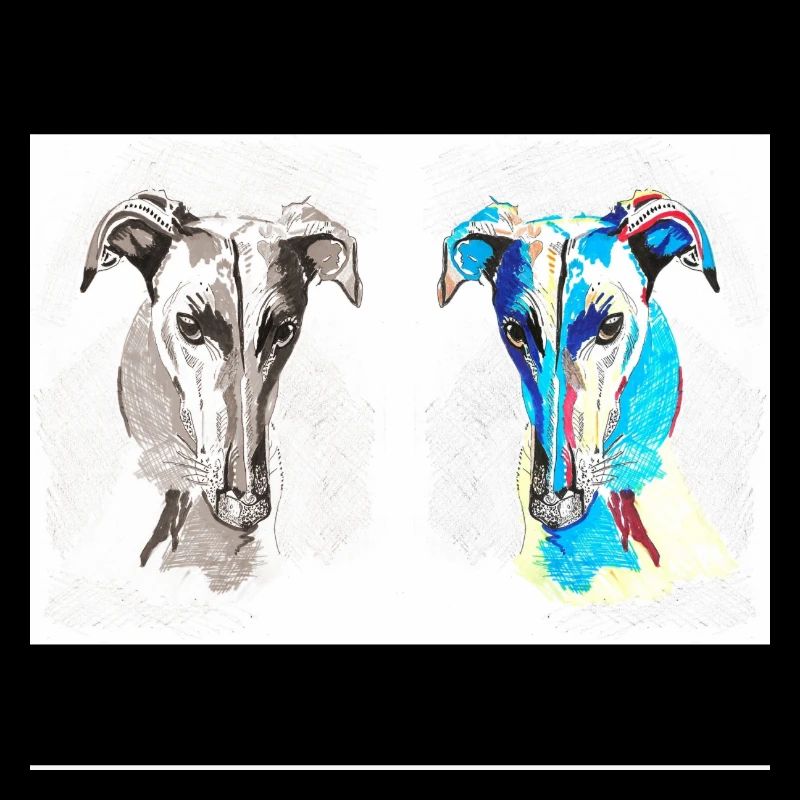 Double Dog Sketch Pop Art