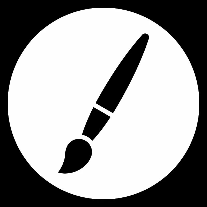 Pinsel, Malerei, Kunst Symbol