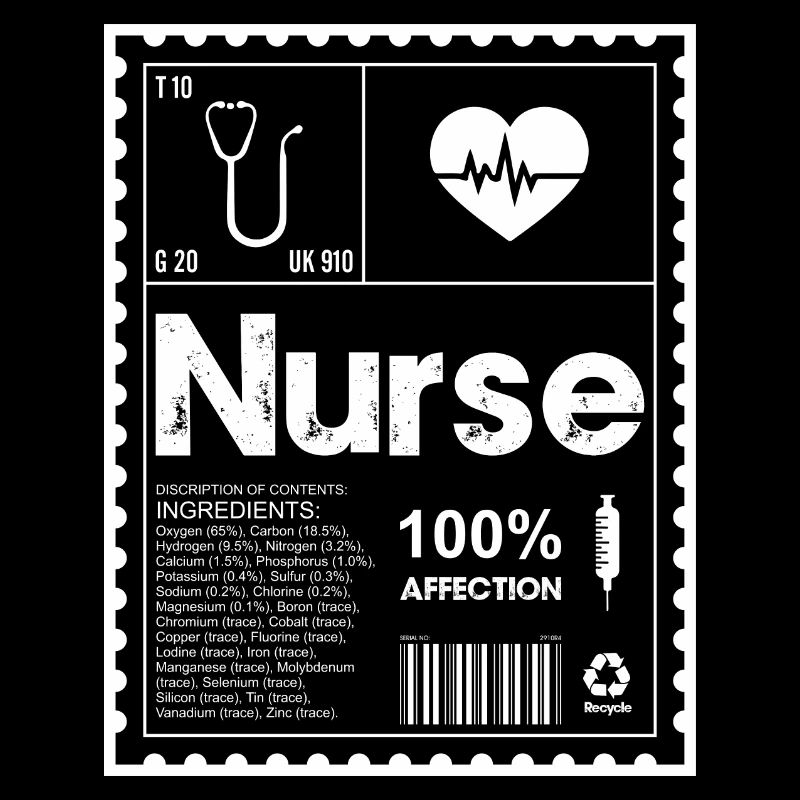 Nurse Heartbeat Icon Tee