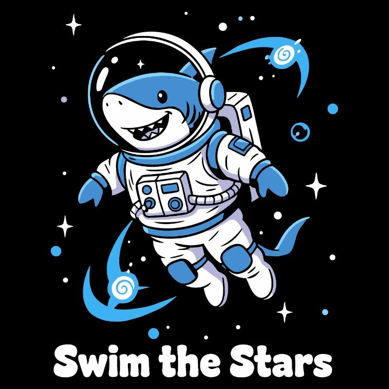 Astronaute requin de l’espace