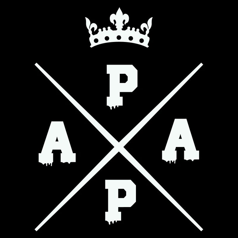 Kreuzendes Papa krone Logo