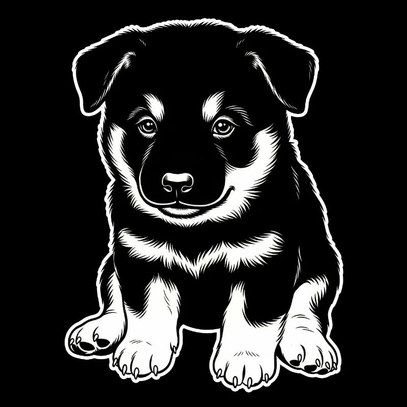 Eurasier | Chiot noir | Chiot