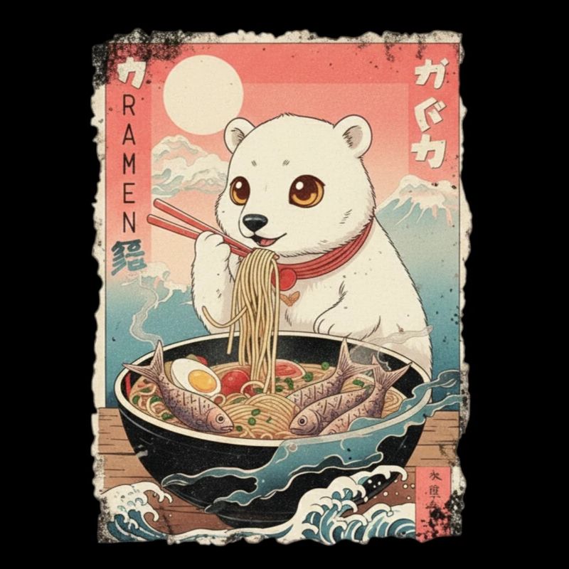 Kawaii Eisbär Ramen Anime