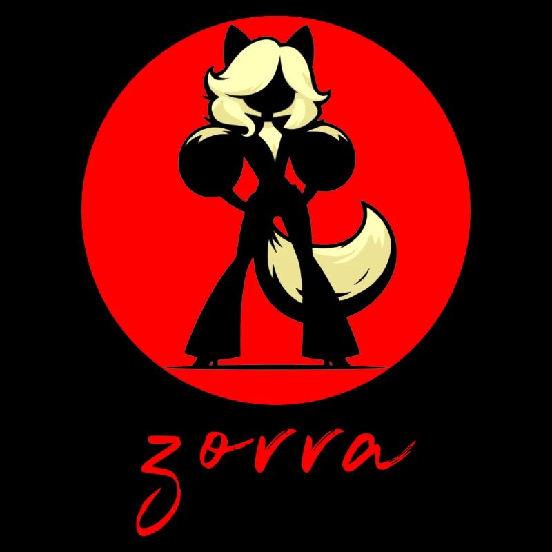 Red Background Fox