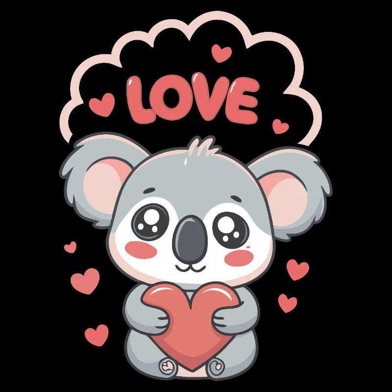 Koala Cœur Love Doux