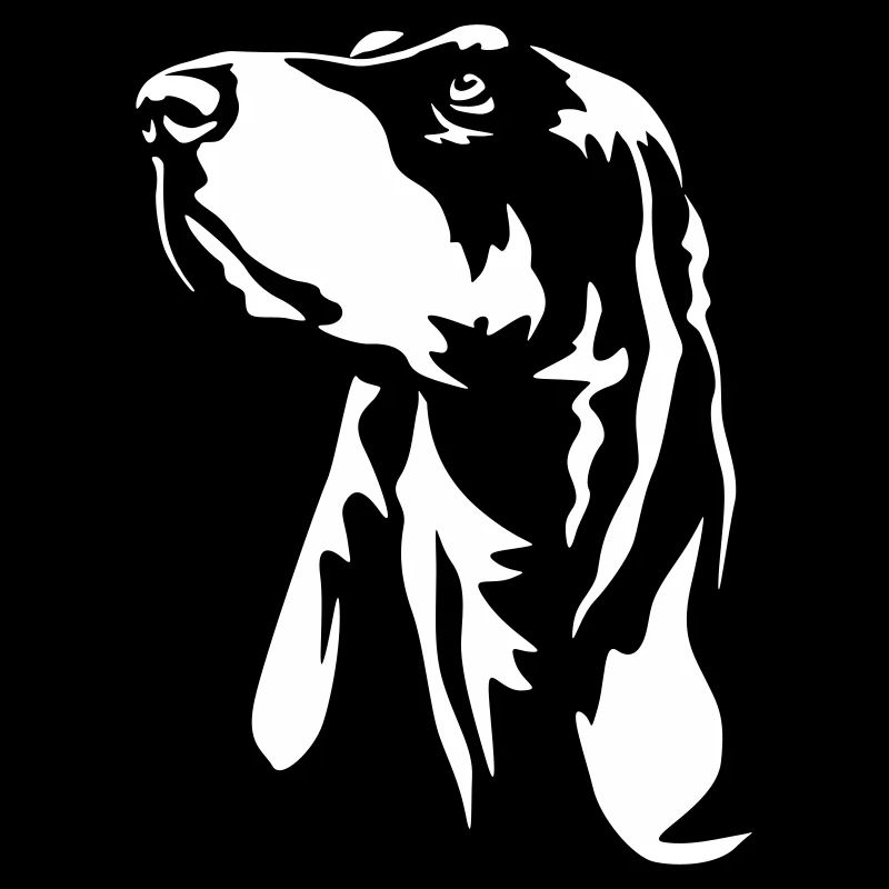 Bernese Hound Head "Black Edition"