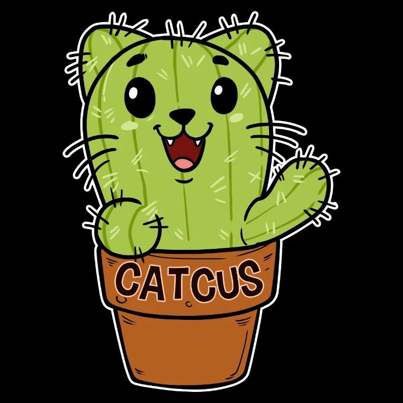 Cat Cactus Kitten Cacti