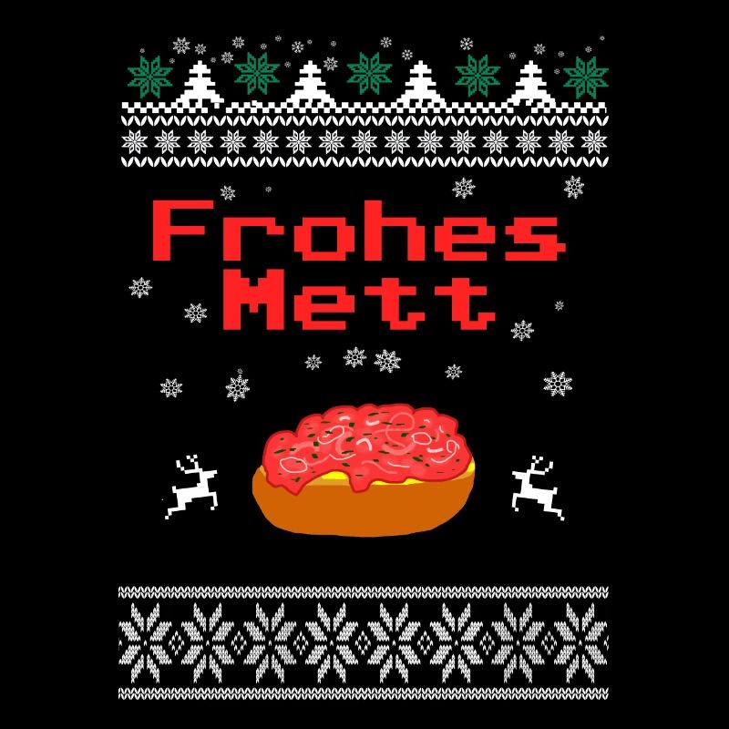 Frohe Weihnachten Mettbrötchen Fleisch