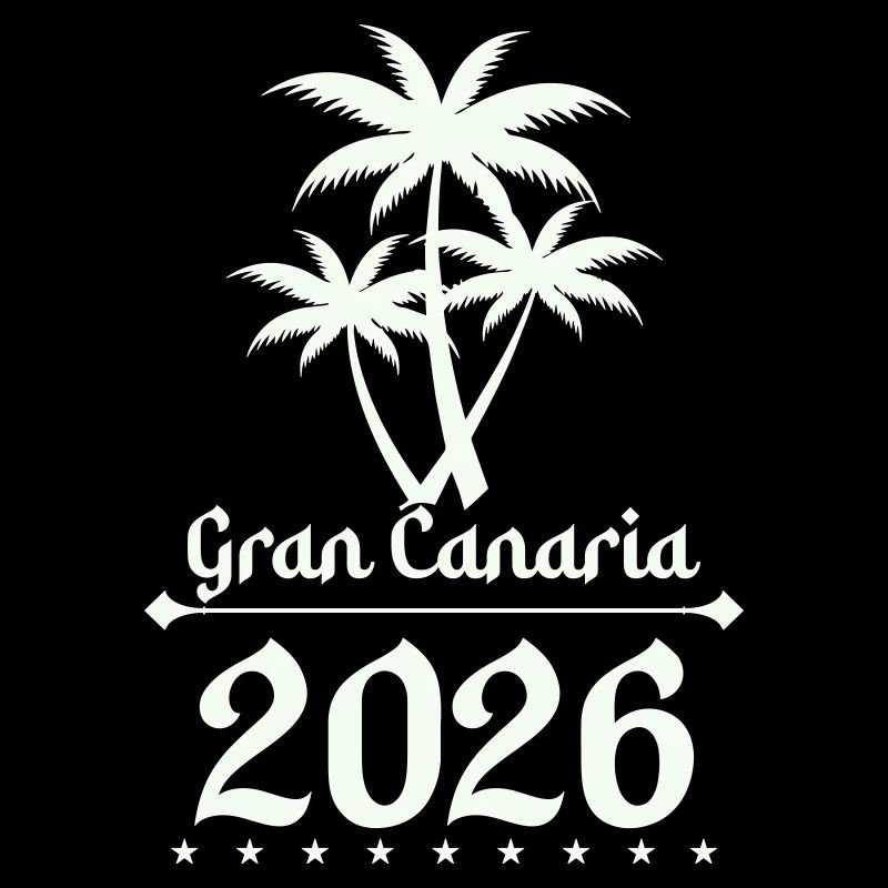 Gran Canaria 2026 Palm Tree Logo