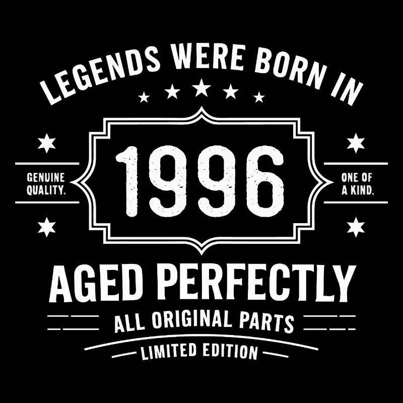 Original 1996 Vintage | Geburtstagsgeschenk 1996