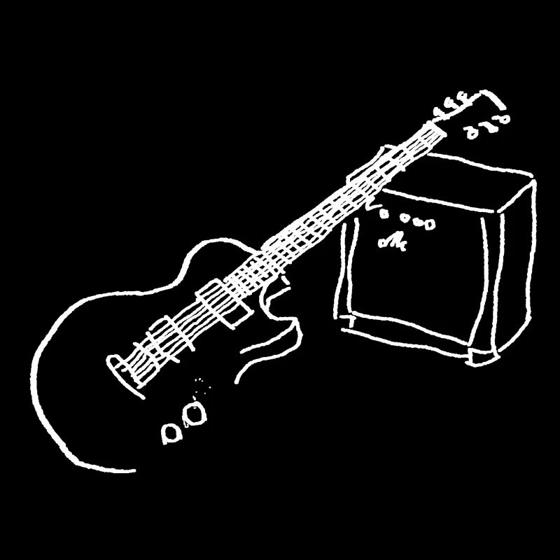 Electric guitar white