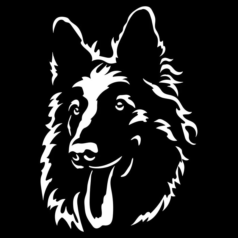 Swiss Shepherd Head "Black Edition"