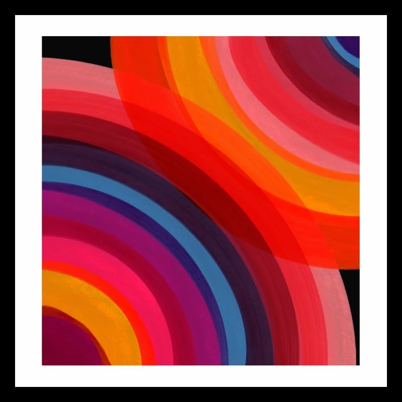 Arc-en-ciel abstrait