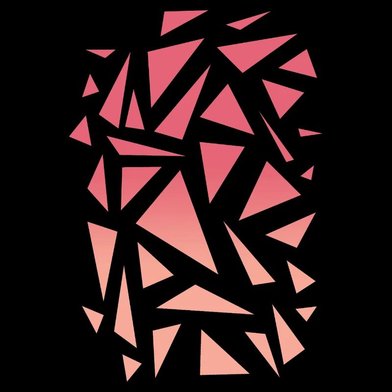Triangle Pattern - Pink Gradient