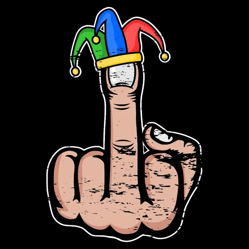 Mittelfinger Stingerfinger Karneval