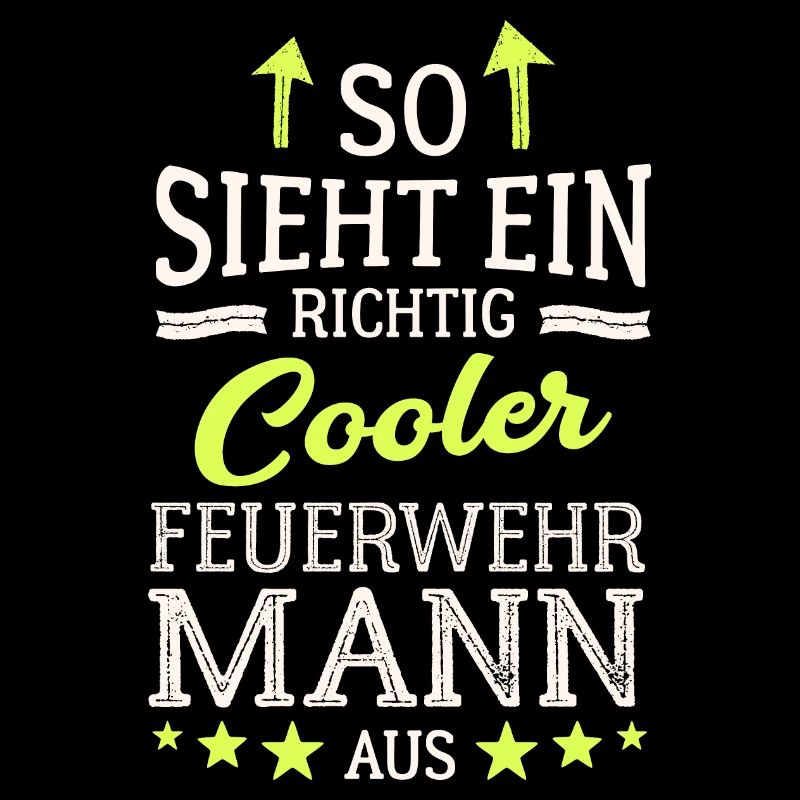 So sieht ein richtig cooler Feuerwehrmann aus