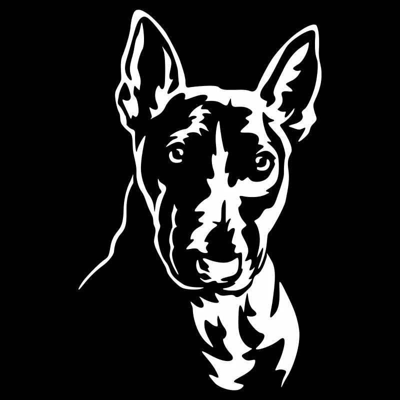 Bull Terrier Head "Black Edition"