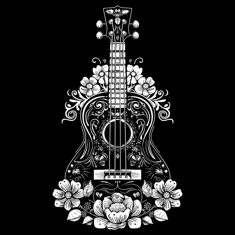 Ukulele Comic-Stil