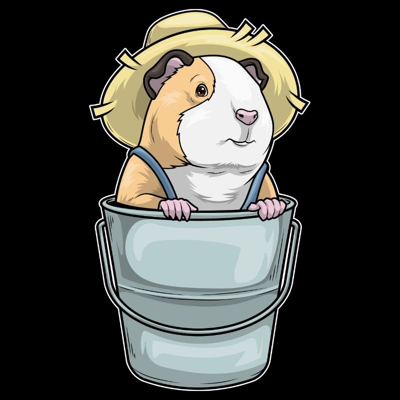Guinea Pig Farmer Bucket