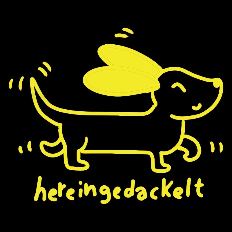 Chien jaune tacheté