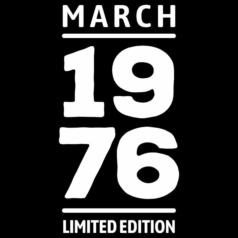 Édition limitée cadeau d’anniversaire de mars 1976