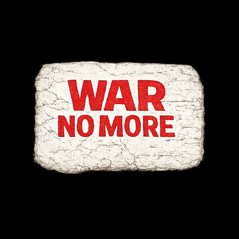 War No More – Sticker Peace & Humanity 