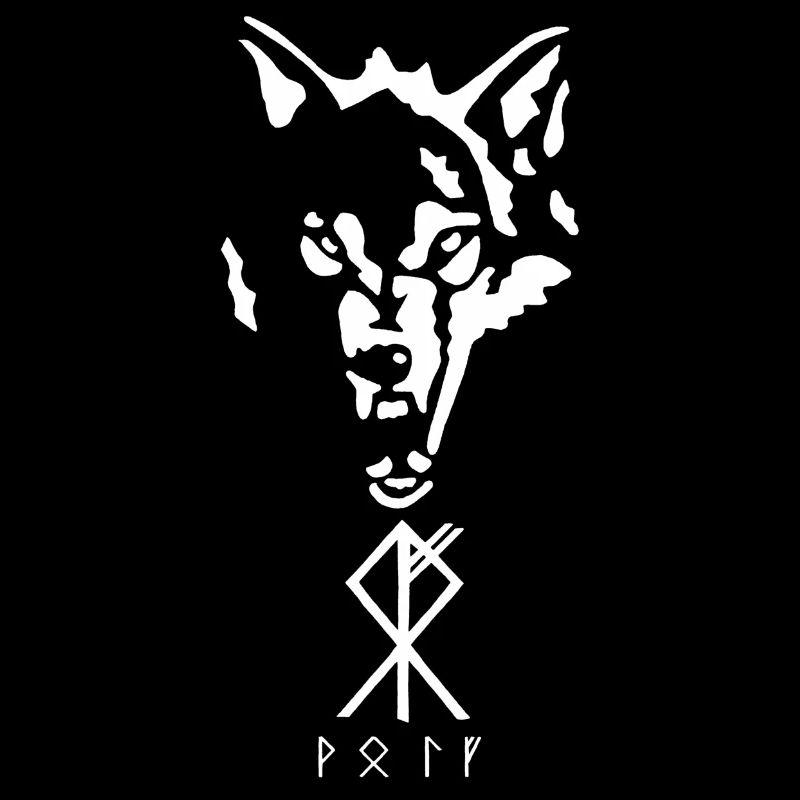 Wikinger-Rune des Wolfes