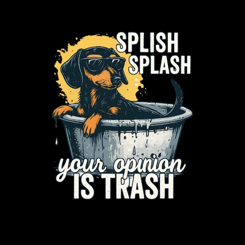 Splish Splash opinion is garbage dachshund