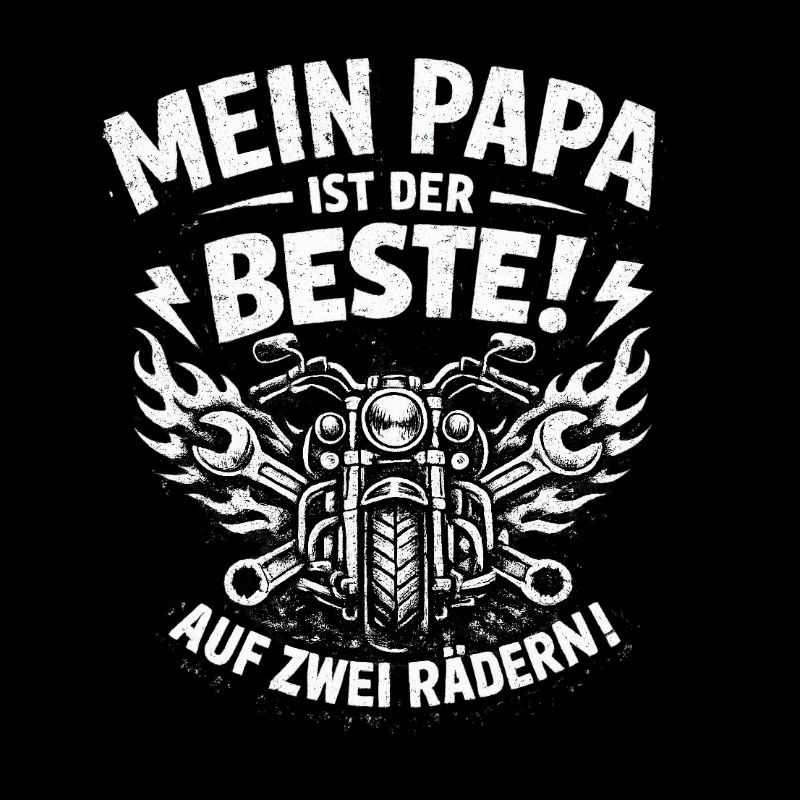 My dad is the best on two wheels
