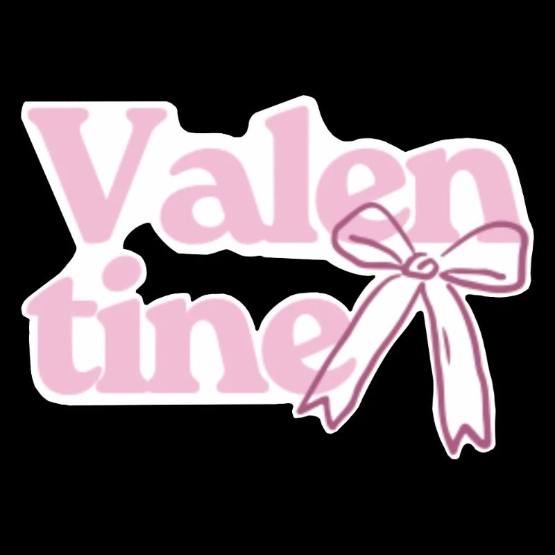 Valentine Bow Pink