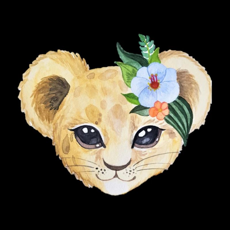 Bébé tête de lion