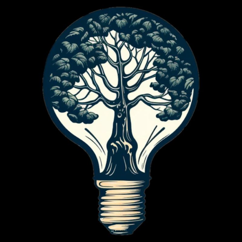 L’arbre dans la lampe