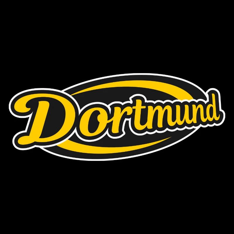 Dortmund Retro Logo Print