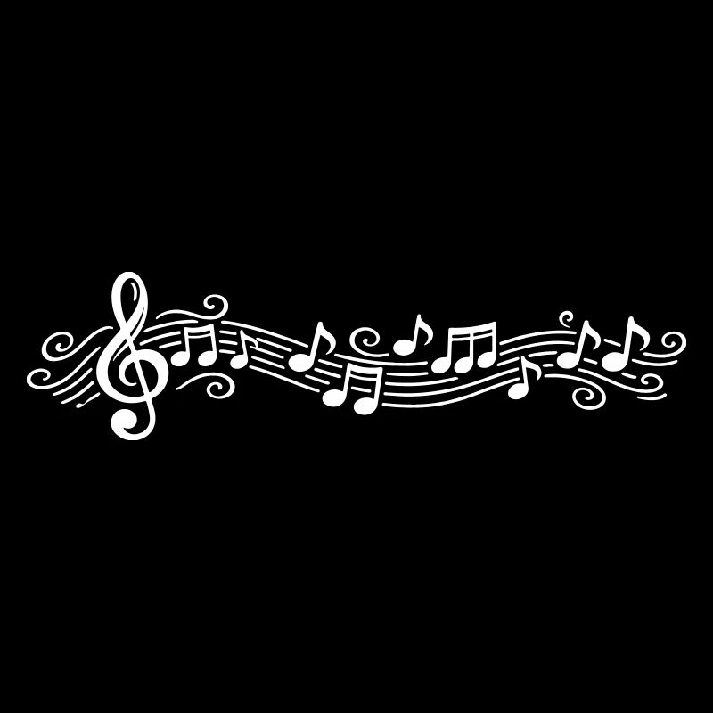 Notes musicales Clés de mélodie
