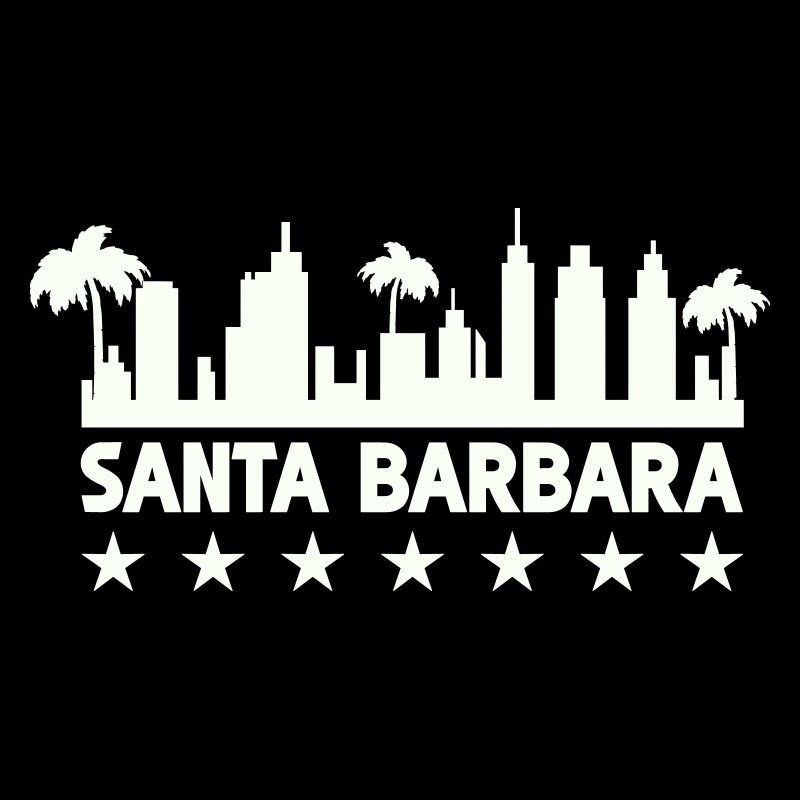 Silhouette côtière de Santa Barbara