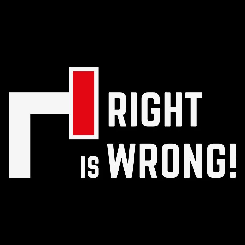 Right Is Wrong! Against Right & Right Parties V1