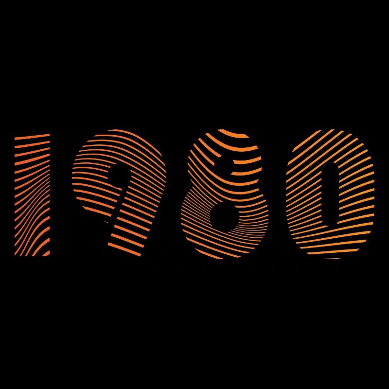 1980s Fingerprint Pattern