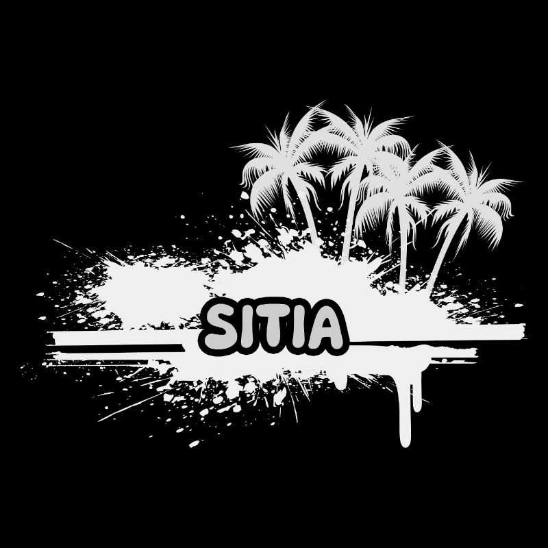 Sitia as palm trees