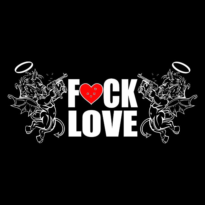 Heart Over Hate Bold Typography