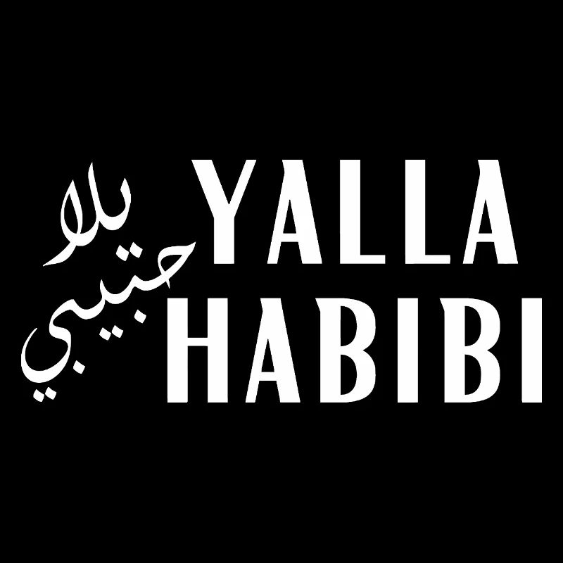 Yalla Habib Bold Arabic Typography